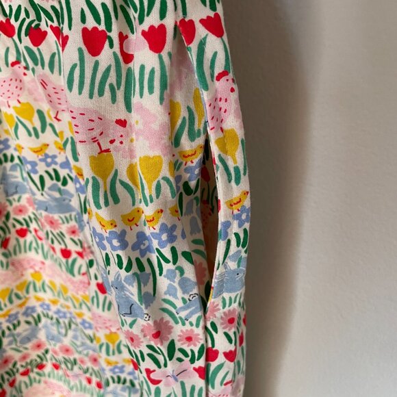 NWOT Mini Boden Short-Sleeve Jersey Dress - Multi Spring Stripe - Picture 5 of 5